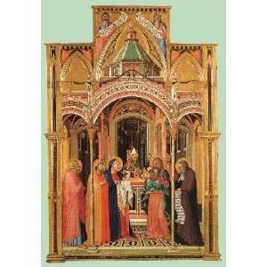   painting name The Presentation in the Temple, By Lorenzetti Ambrogio