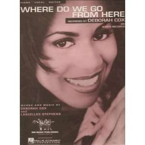  Sheet Music Deborah Cox Where Don We Go From Here 79 