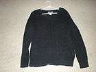 Ralph Lauren Womens Black Sleeveless Tunic Sweater Coat XL extra large 