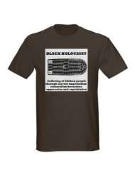 Black Holocaust African american Dark T Shirt by 
