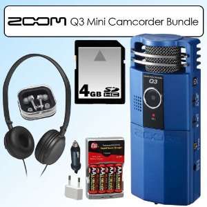  Zoom Q3 Handy Video Recorder With Stereo Headphones 