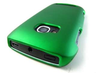GREEN RUBBERIZED HARD SHELL CASE COVER NOKIA LUMIA 710 TMOBILE PHONE 