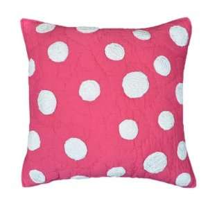  Dots Hot Pink Decorative Pillow