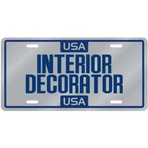  New  Usa Interior Decorator  License Plate Occupations 