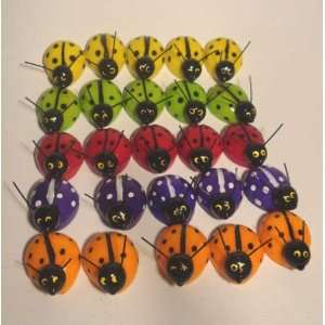   Made Decorative Colorful Ladybug Fridge Magnets 1.0w 