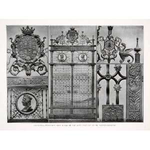  Print Wrought Iron Gate Work Ayuntamiento Granada Spain Decorative 