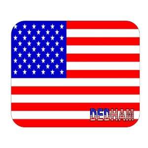  US Flag   Dedham, Massachusetts (MA) Mouse Pad Everything 