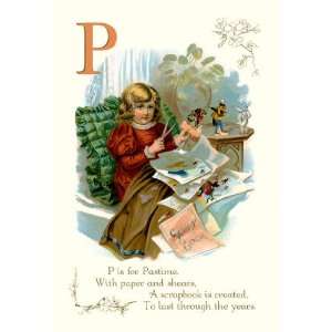  P is for Pastime 20x30 poster