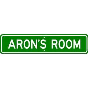  ARON ROOM SIGN   Personalized Gift Boy or Girl, Aluminum 