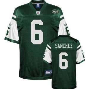  Mark Sanchez Green Reebok NFL Replica New York Jets Kids 4 
