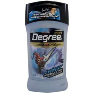 Degree Men Adrenaline Series Invisible Stick Deodorant Everest 2.7 Oz 
