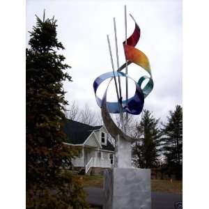  Contemporary Rainbow Art Lawn Sculpture