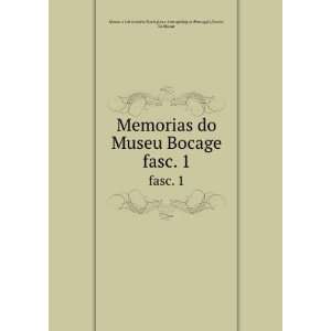  Memorias do Museu Bocage. fasc. 1 Osorio, Balthazar Museu 