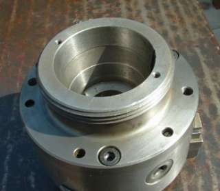 ROHM FORGED STEEL 6 3 JAW LATHE CHUCK WITH L 0 TAPER MOUNT   CUSHMAN 