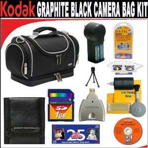  Kodak Graphite Black Camera Bag/large + Deluxe DB Roth 