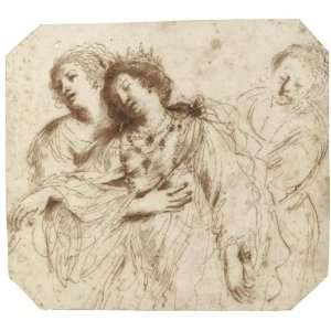   Guercino (Barbieri, Giovanni Francesco)   24 x 24 i