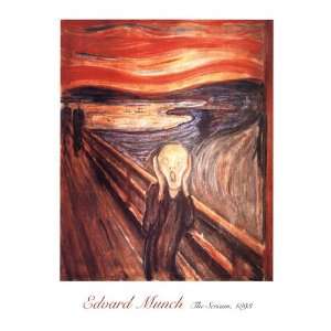  Scream by Edvard Munch 24x32