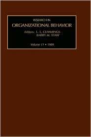 Research in Organizational Behavior, Vol. 10, (0892327480), Barry M 