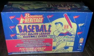   Heritage Baseball Hobby Sealed Box Albert Pujols Ichiro Suzuki RC