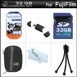  32GB Accessories Kit For Fuji Fujifilm FinePix F770EXR 