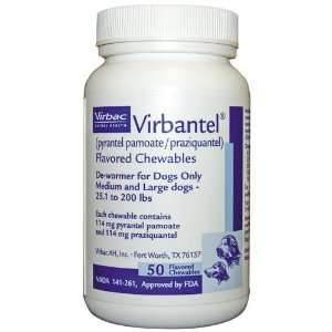  Virbantel 114 mg per chewable