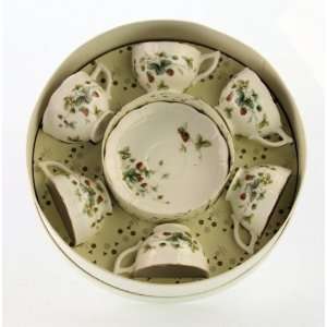   Porcelain Tea Cup & Saucer Sets in Gift Box (6)