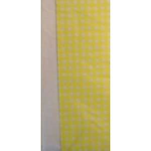  Pack of Yellow Gingham Designer Tissue Paper Sheets Gift Wrap Bag 