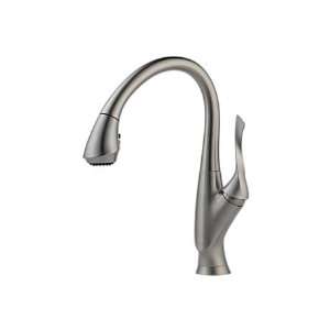  Brizo Belo Brilliance Stainless Kitchen Pull Down Faucet 
