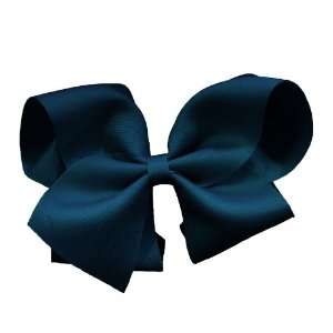  Navy Extra Large Bow Barrette