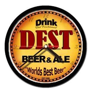  DEST beer and ale cerveza wall clock 