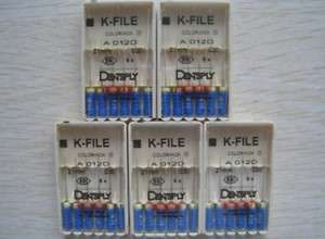 50X Brand New Dental dentsply K Files #015 040   25mm  