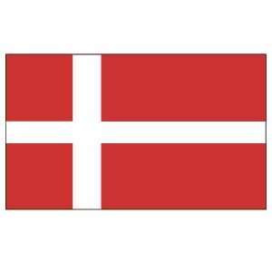  Denmark Flag 2ft x 3ft Nylon Flag   Outdoor Everything 
