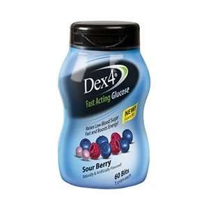  Dex 4 Sour Berry Glucose Bits   60 Count Health 