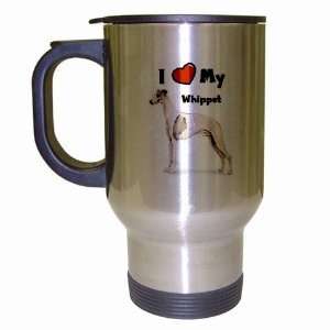  I Love My Whippet Travel Mug