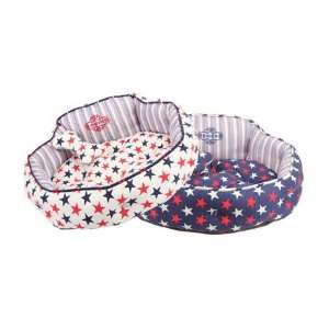    Puppia Starry House Dog Bed   White or Navy Blue