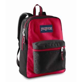   Superbreak School Color Block Backpack in Black / Red Tape Clothing