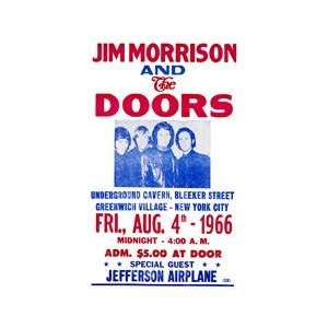 Jim Morrison and The Doors Concert Poster