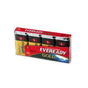  EVEREADY Gold Alkaline Batteries, 9V, 4/pack (Case of 6 