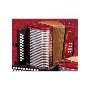    1600CF Two Row Vienna Style Corso C F Accordion Musical Instruments