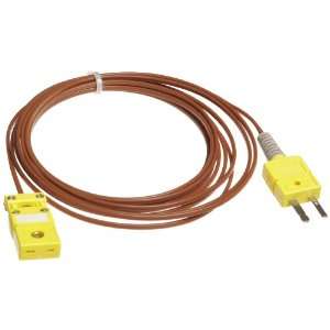 Dickson D617 K TC Temperature Probe Extension Cable, 10 Length, Male 