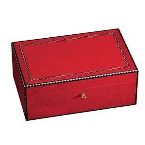  Humidor Griffins Large Red Birdseye Maple