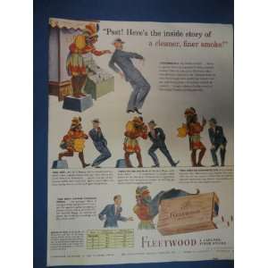  Fleetwood Imperials Cigarettes Print Ad. Orinigal 1943 