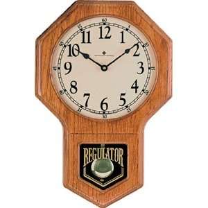   Oak American Classic Replica Schoolhouse Wall Clock 