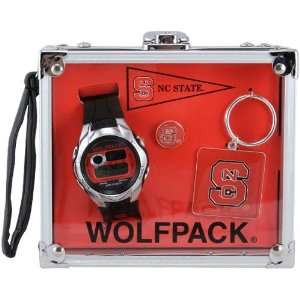  North Carolina State Wolfpack Rock Box Watch/Accessory Set 