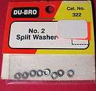 Du Bro No. 2 Split (Lock) Washers (8) DUB322 322 RC M