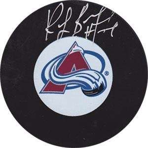  Ray Bourque Autographed Puck   Autographed NHL Pucks 