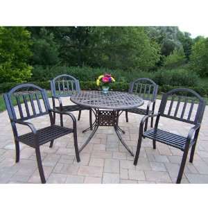   Living Elite Rochester 5 Piece Dining Set Patio, Lawn & Garden