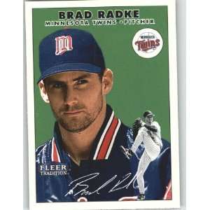  2000 Fleer Tradition Glossy #135 Brad Radke   Minnesota 