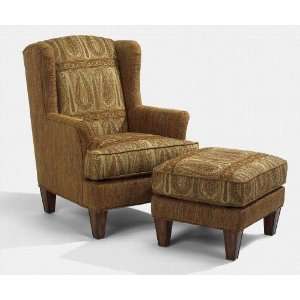  Flexsteel 020C 10 08 Bradstreet Chair and ottoman