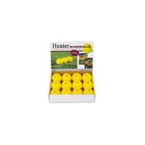   Sports Accurate Heater Dimpled Baseballs   Yellow